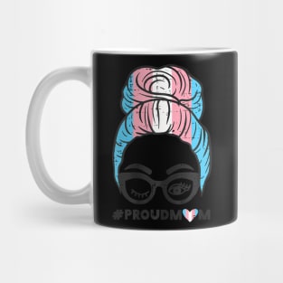 Proud Transgender Mom Transsexual Trans Pride Flag Mug